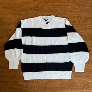 Striped Black and White Sweater
